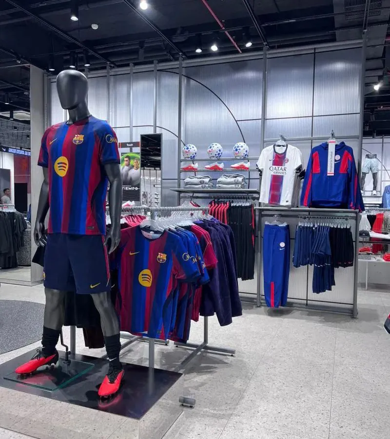 Espace football du magasin
