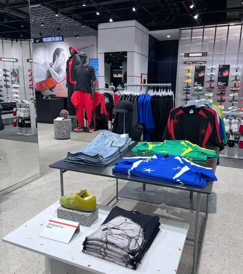 Espace textile du magasin